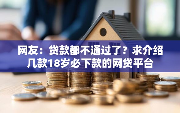 网友:贷款都不通过了?求介绍几款18岁必下款的网贷平台 网友:贷款都不通过了?求介绍几款18岁必下款的网贷平台