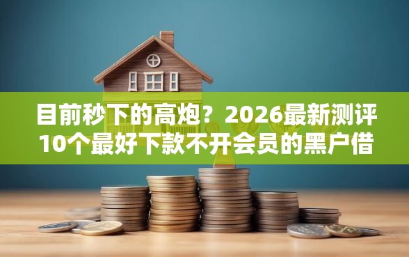 目前秒下的高炮？2026最新测评10个最好下款不开会员的黑户借钱平台