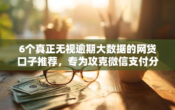 6个真正无视逾期大数据的网贷口子推荐，专为攻克微信支付分查询提高难题