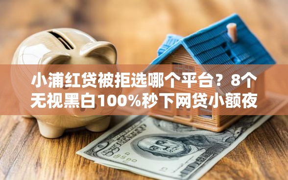 小浦红贷被拒选哪个平台？8个无视黑白100%秒下网贷小额夜间口子推荐