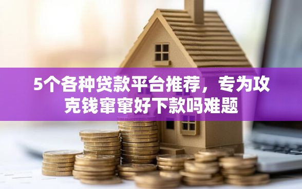 5个各种贷款平台推荐，专为攻克钱窜窜好下款吗难题