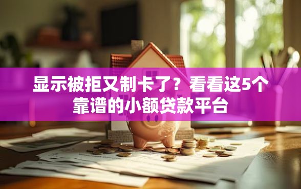 显示被拒又制卡了？看看这5个靠谱的小额贷款平台