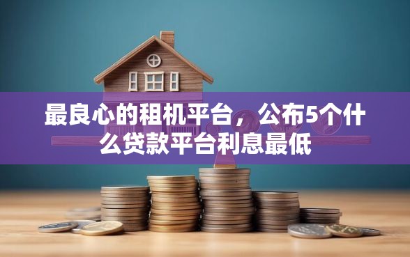 最良心的租机平台，公布5个什么贷款平台利息最低