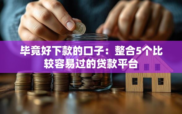 毕竟好下款的口子：整合5个比较容易过的贷款平台