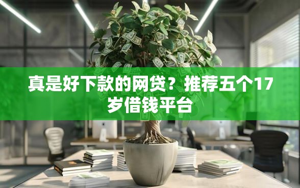 真是好下款的网贷？推荐五个17岁借钱平台