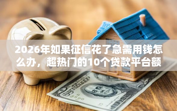 2026年如果征信花了急需用钱怎么办，超热门的10个贷款平台额度高利息低推荐