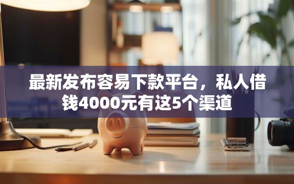 最新发布容易下款平台，私人借钱4000元有这5个渠道