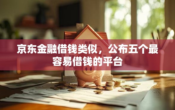 京东金融借钱类似，公布五个最容易借钱的平台