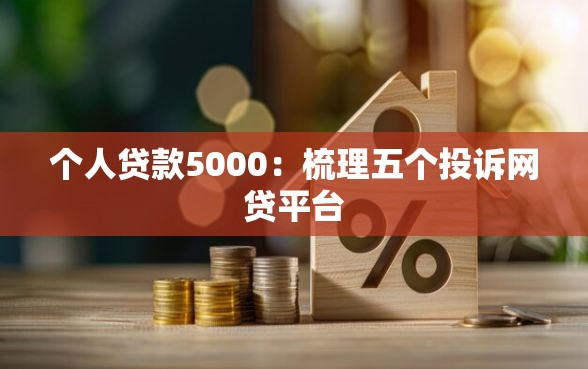 个人贷款5000：梳理五个投诉网贷平台