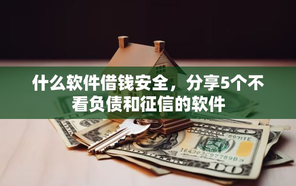 什么软件借钱安全，分享5个不看负债和征信的软件
