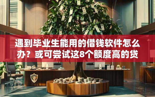 遇到毕业生能用的借钱软件怎么办？或可尝试这8个额度高的贷款平台