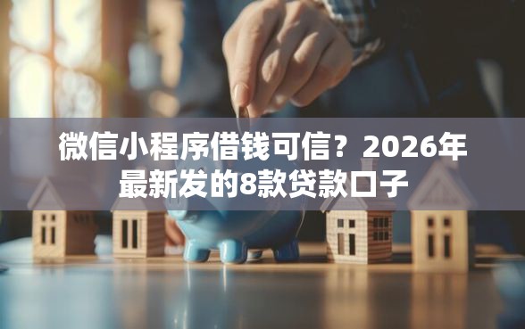 微信小程序借钱可信？2026年最新发的8款贷款口子