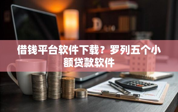 借钱平台软件下载？罗列五个小额贷款软件