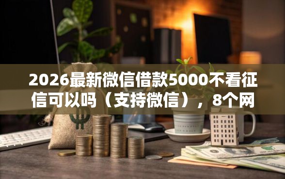 2026最新微信借款5000不看征信可以吗（支持微信），8个网上贷款平台好下款无私分享