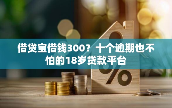 借贷宝借钱300？十个逾期也不怕的18岁贷款平台