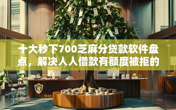 十大秒下700芝麻分贷款软件盘点，解决人人借款有额度被拒的问题
