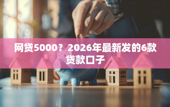 网贷5000？2026年最新发的6款贷款口子