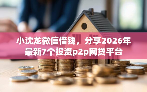 小沈龙微信借钱，分享2026年最新7个投资p2p网贷平台