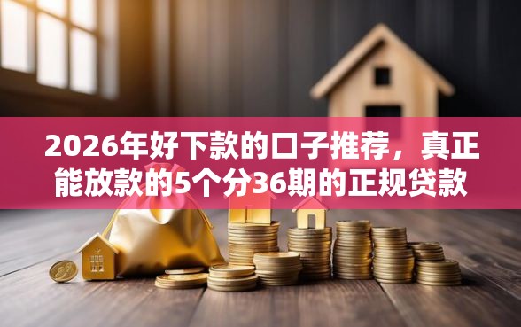 2026年好下款的口子推荐，真正能放款的5个分36期的正规贷款平台推荐