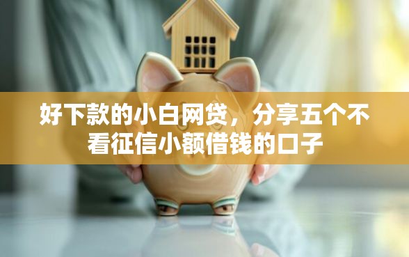 好下款的小白网贷，分享五个不看征信小额借钱的口子
