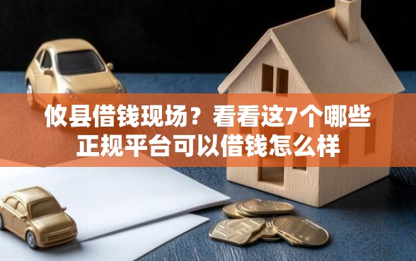 攸县借钱现场？看看这7个哪些正规平台可以借钱怎么样