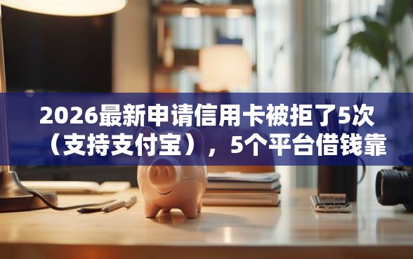 2026最新申请信用卡被拒了5次（支持支付宝），5个平台借钱靠谱无私分享