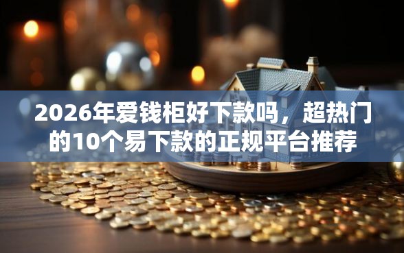 2026年爱钱柜好下款吗，超热门的10个易下款的正规平台推荐