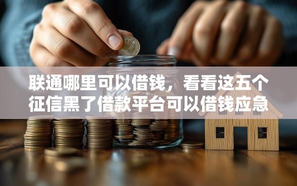 联通哪里可以借钱，看看这五个征信黑了借款平台可以借钱应急