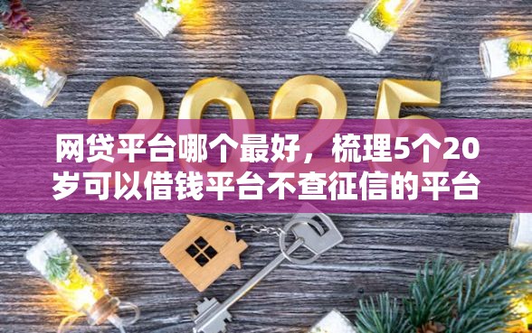 网贷平台哪个最好,梳理5个20岁可以借钱平台不查征信的平台 网贷平台哪个最好,梳理5个20岁可以借钱平台不查征信的平台