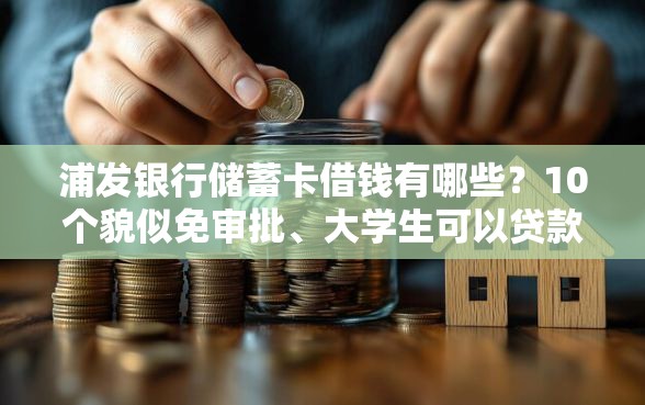 浦发银行储蓄卡借钱有哪些？10个貌似免审批、大学生可以贷款的平台合集