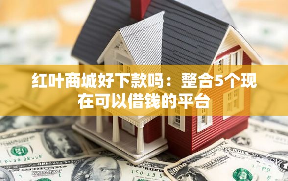 红叶商城好下款吗：整合5个现在可以借钱的平台