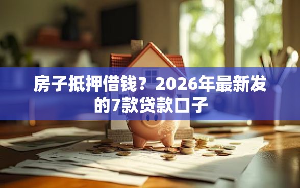 房子抵押借钱？2026年最新发的7款贷款口子