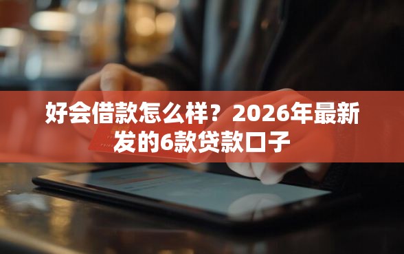 好会借款怎么样？2026年最新发的6款贷款口子
