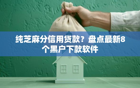 纯芝麻分信用贷款？盘点最新8个黑户下款软件