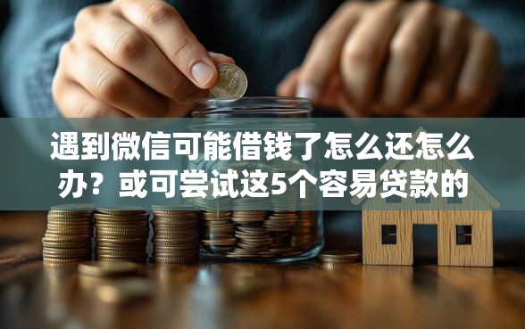 遇到微信可能借钱了怎么还怎么办？或可尝试这5个容易贷款的平台