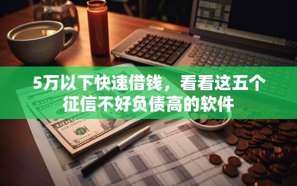 5万以下快速借钱，看看这五个征信不好负债高的软件