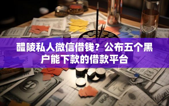 醴陵私人微信借钱？公布五个黑户能下款的借款平台