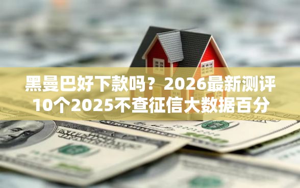 黑曼巴好下款吗？2026最新测评10个2025不查征信大数据百分百下款的平台
