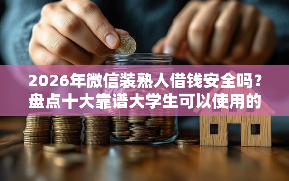 2026年微信装熟人借钱安全吗？盘点十大靠谱大学生可以使用的口子