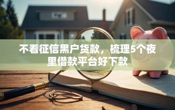 不看征信黑户货款，梳理5个夜里借款平台好下款