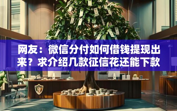 网友：微信分付如何借钱提现出来？求介绍几款征信花还能下款的平台
