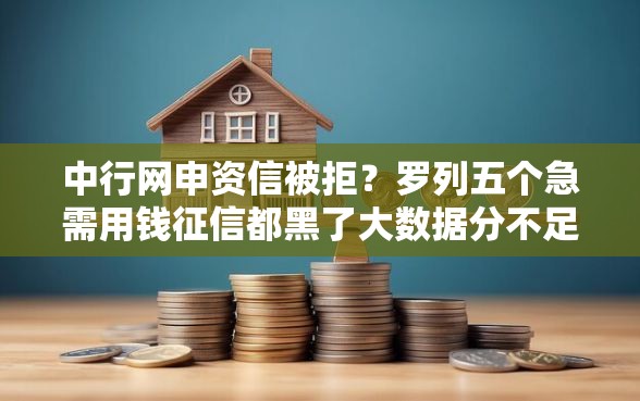 中行网申资信被拒？罗列五个急需用钱征信都黑了大数据分不足有没有平台能借
