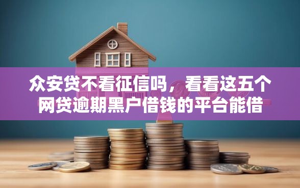 众安贷不看征信吗，看看这五个网贷逾期黑户借钱的平台能借