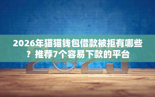 2026年猫猫钱包借款被拒有哪些？推荐7个容易下款的平台