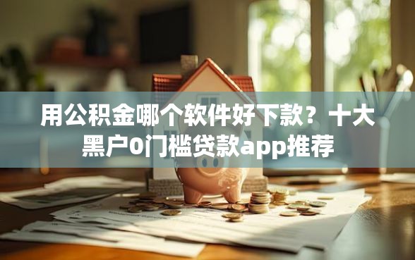 用公积金哪个软件好下款？十大黑户0门槛贷款app推荐