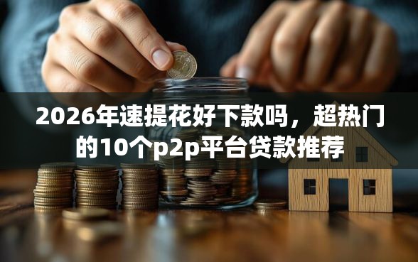2026年速提花好下款吗，超热门的10个p2p平台贷款推荐