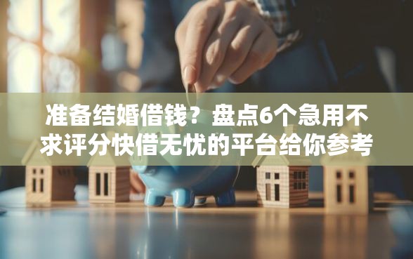 准备结婚借钱?盘点6个急用不求评分快借无忧的平台给你参考 准备结婚借钱?盘点6个急用不求评分快借无忧的平台给你参考