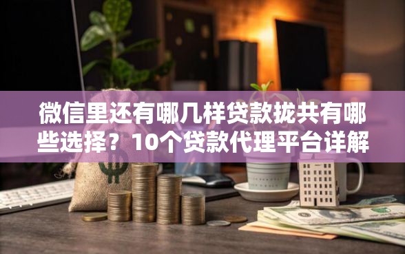 微信里还有哪几样贷款拢共有哪些选择？10个贷款代理平台详解