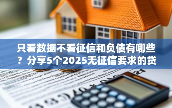 只看数据不看征信和负债有哪些？分享5个2025无征信要求的贷款平台