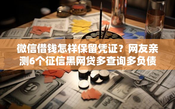微信借钱怎样保留凭证？网友亲测6个征信黑网贷多查询多负债高能下款的口子盘点
